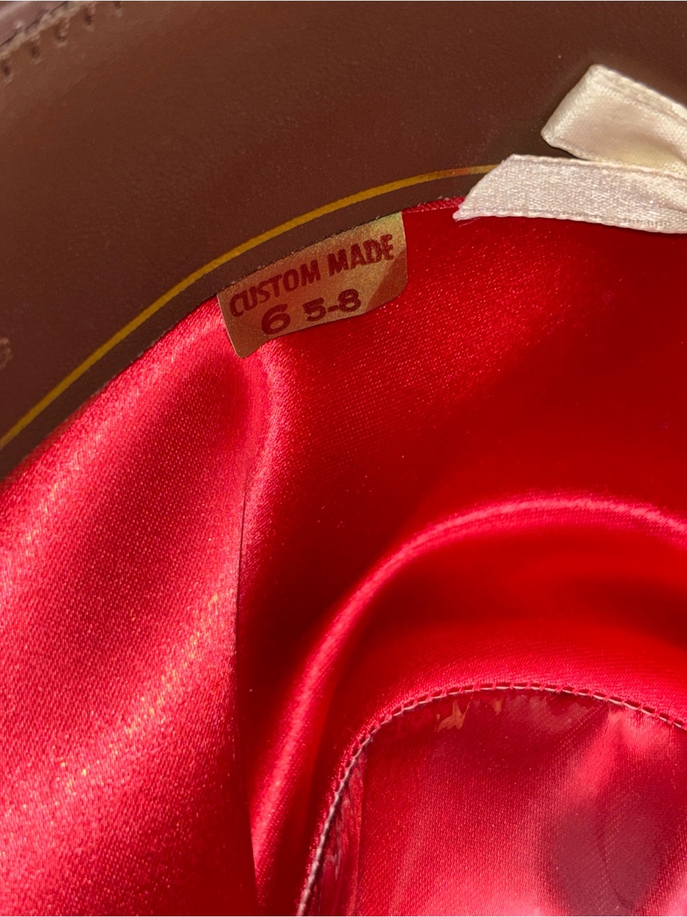 Morgan Custom Women 5X Long Hair Beaver brown cowboy hat US 6 5/8 - Picture 4 of 10